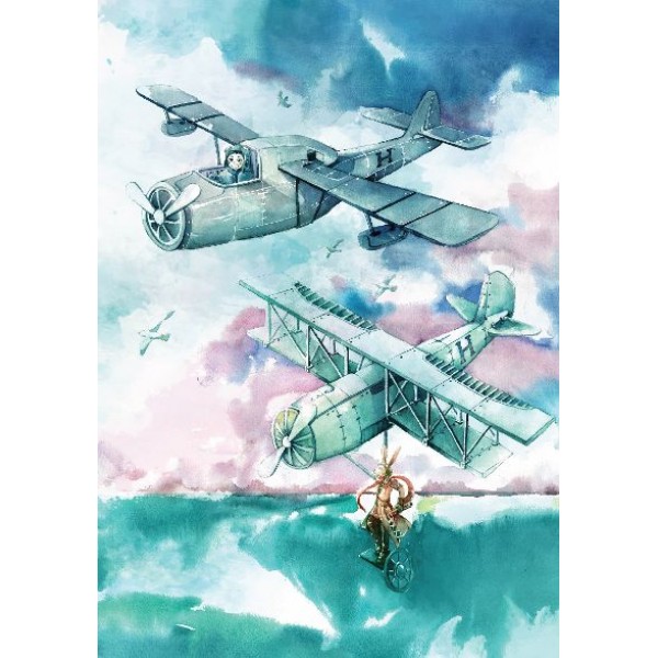 Samolot Harlowa, Haru Stories (Puzzle+Ebook), 1000el. - Sklep Art Puzzle